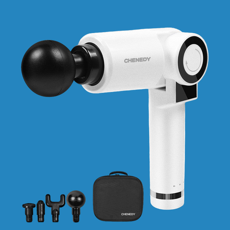 Foldable multifunctional electric massage gun