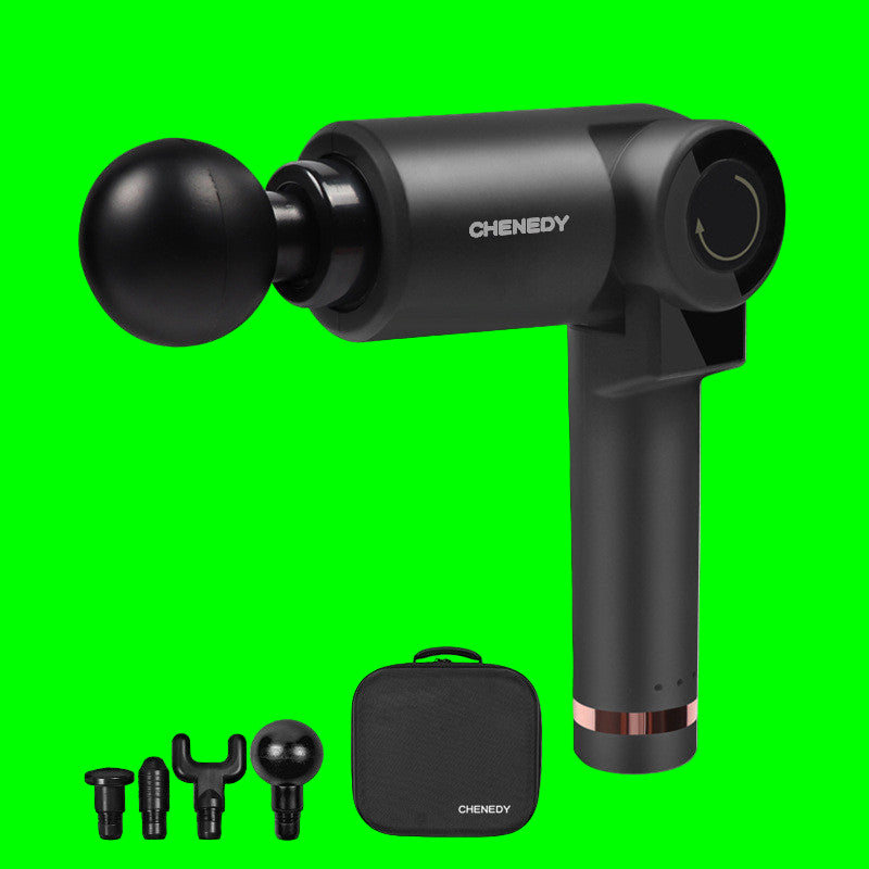 Foldable multifunctional electric massage gun