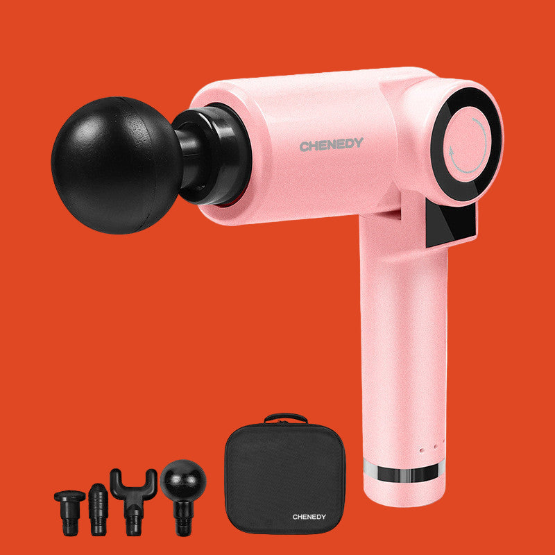 Foldable multifunctional electric massage gun