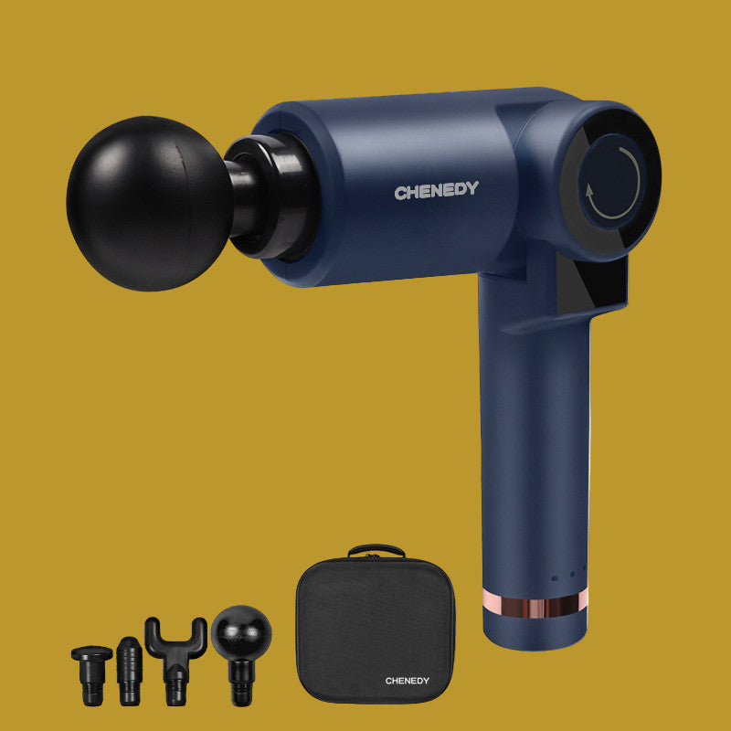 Foldable multifunctional electric massage gun